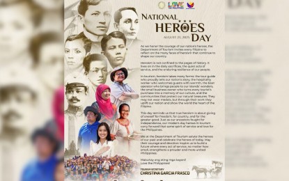 DOT chief honors heroes, hails daily acts of service in tourism
