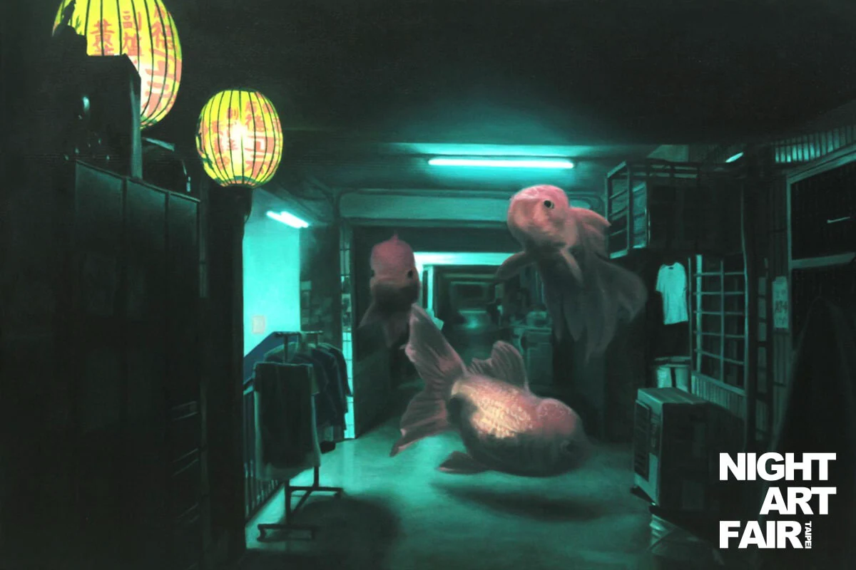 99度藝術中心呈現林仲威作品。