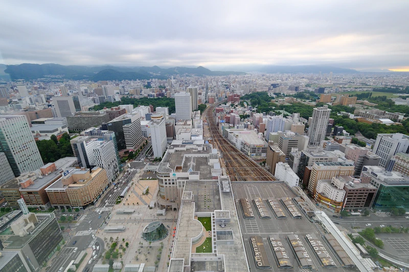 【札幌夜景】JR塔展望室T38：無敵夜景觀景台！連廁所都好狂