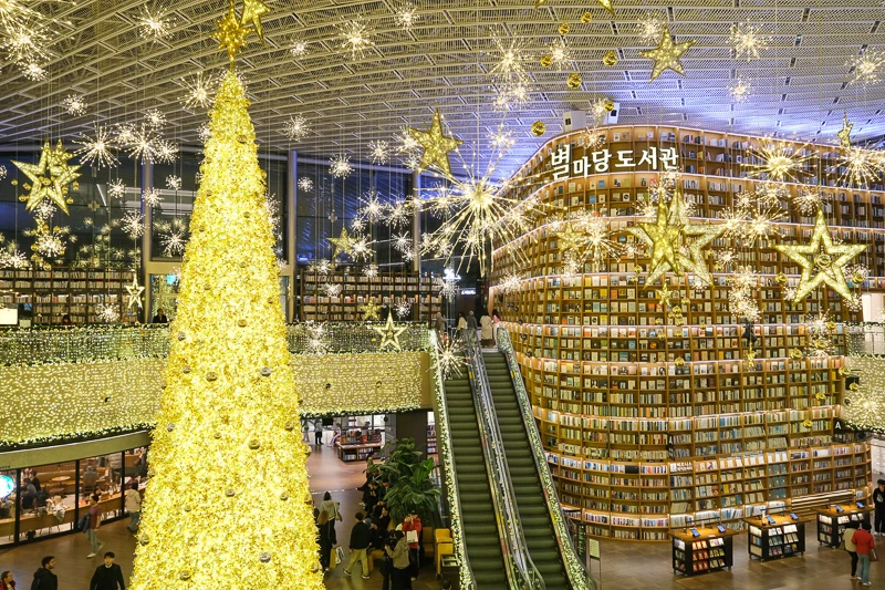 【韓國首爾】星空圖書館Coex Mall：巨無霸書架超吸睛！三成附近美食景點