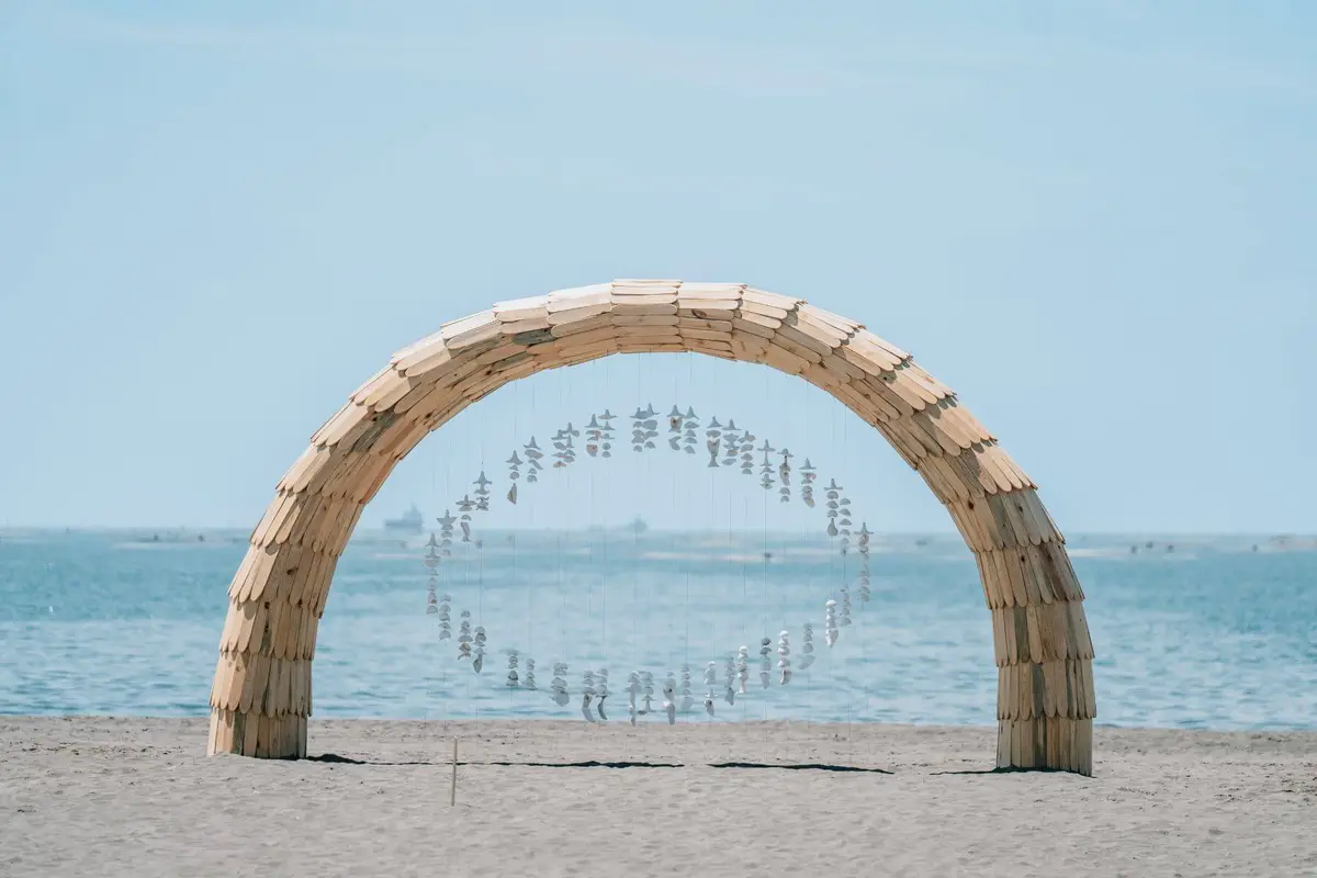 漁光島藝術節2023葉海地〈透明夢〉。