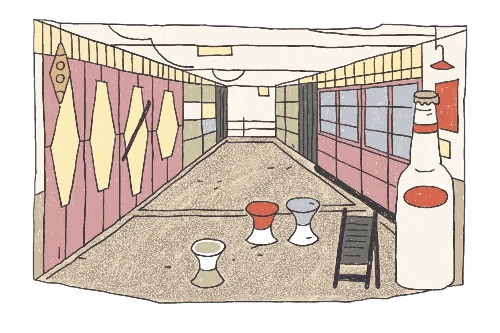 永樂市場：來到永樂市場2樓像是進到奇妙的異世界，住家及新穎的潮店在這裡共生，像是知名的香蘭男子電棒燙或祕氏咖啡就隱身在此。