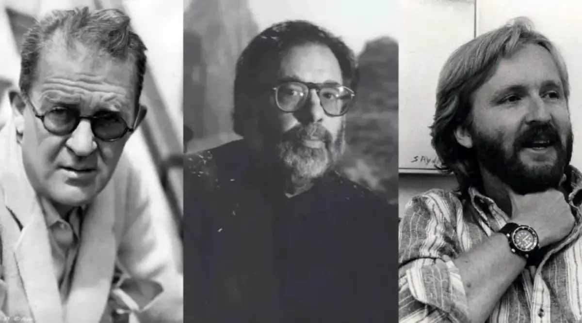 從左至右：約翰福特、科波拉、詹姆斯卡麥隆。