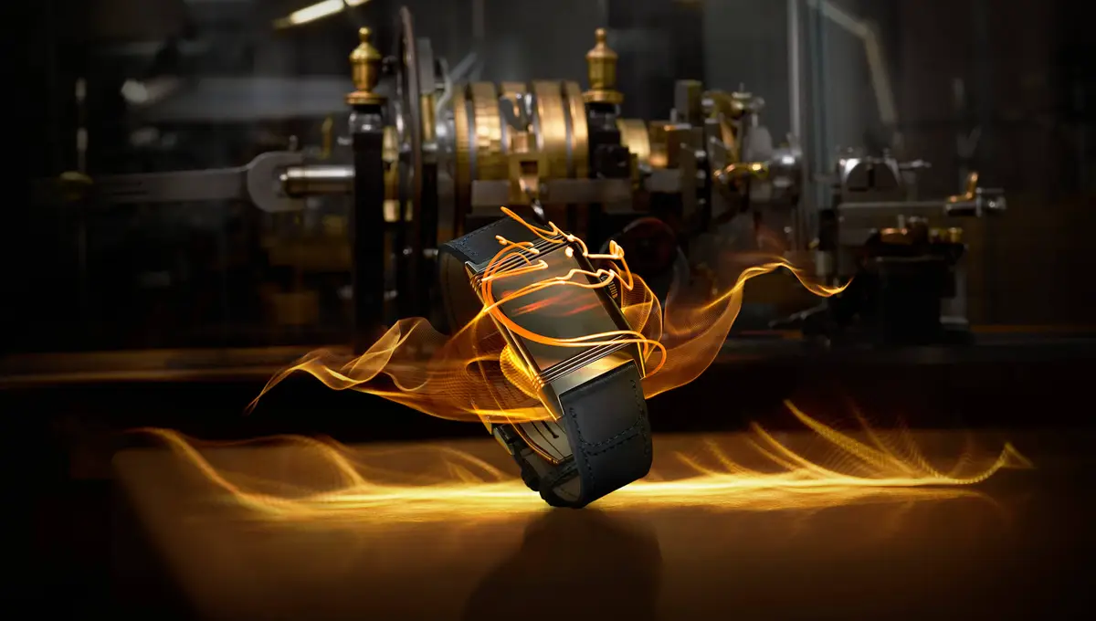 《龘》（dá - 意為「飛龍」）致敬經典的Reverso翻轉系列腕錶。