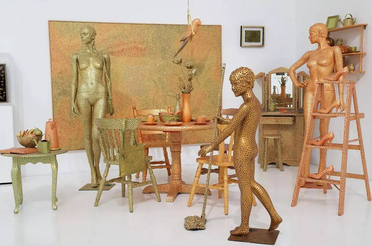 《幻影的彼方》，1999，尺寸依場地而定。圖片來源／北師美術館