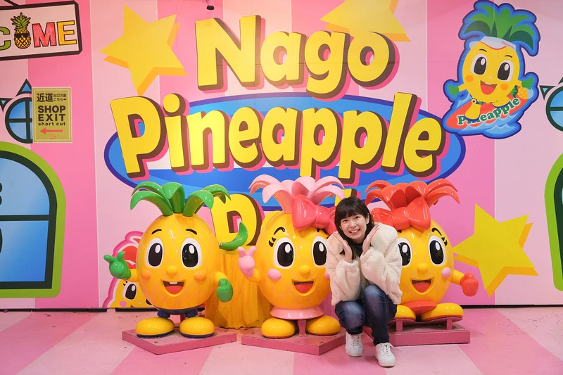 【沖繩】名護鳳梨園：逼真恐龍園區親子推薦＆搭超萌鳳梨電動車冒