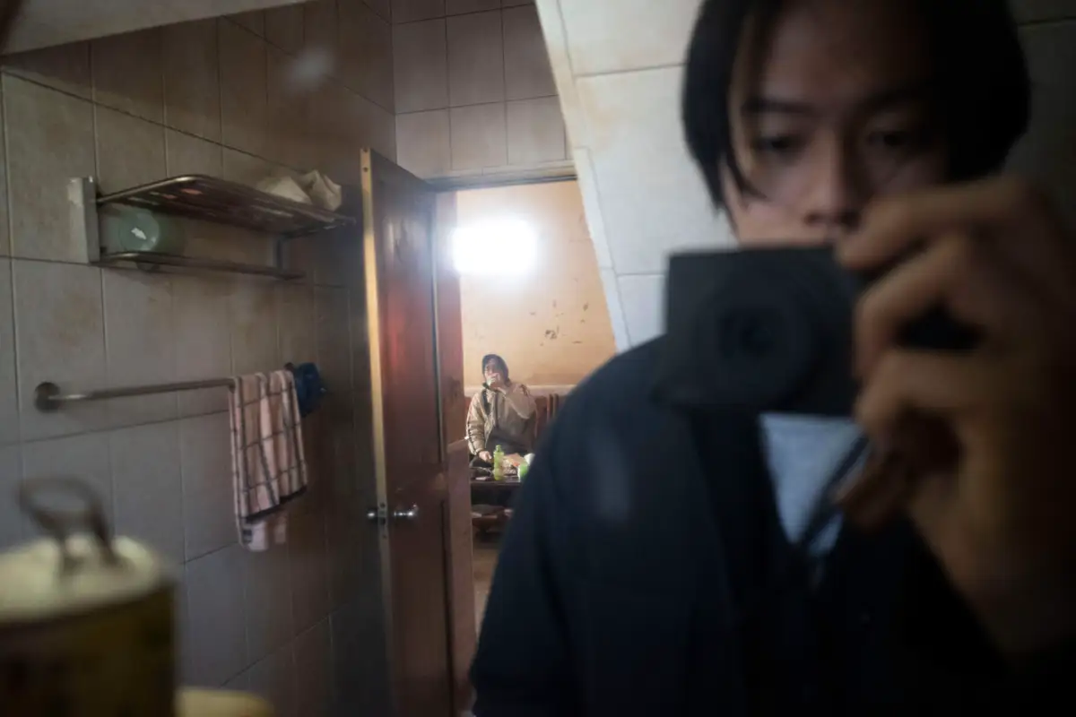 蔡定邦拍攝哥哥