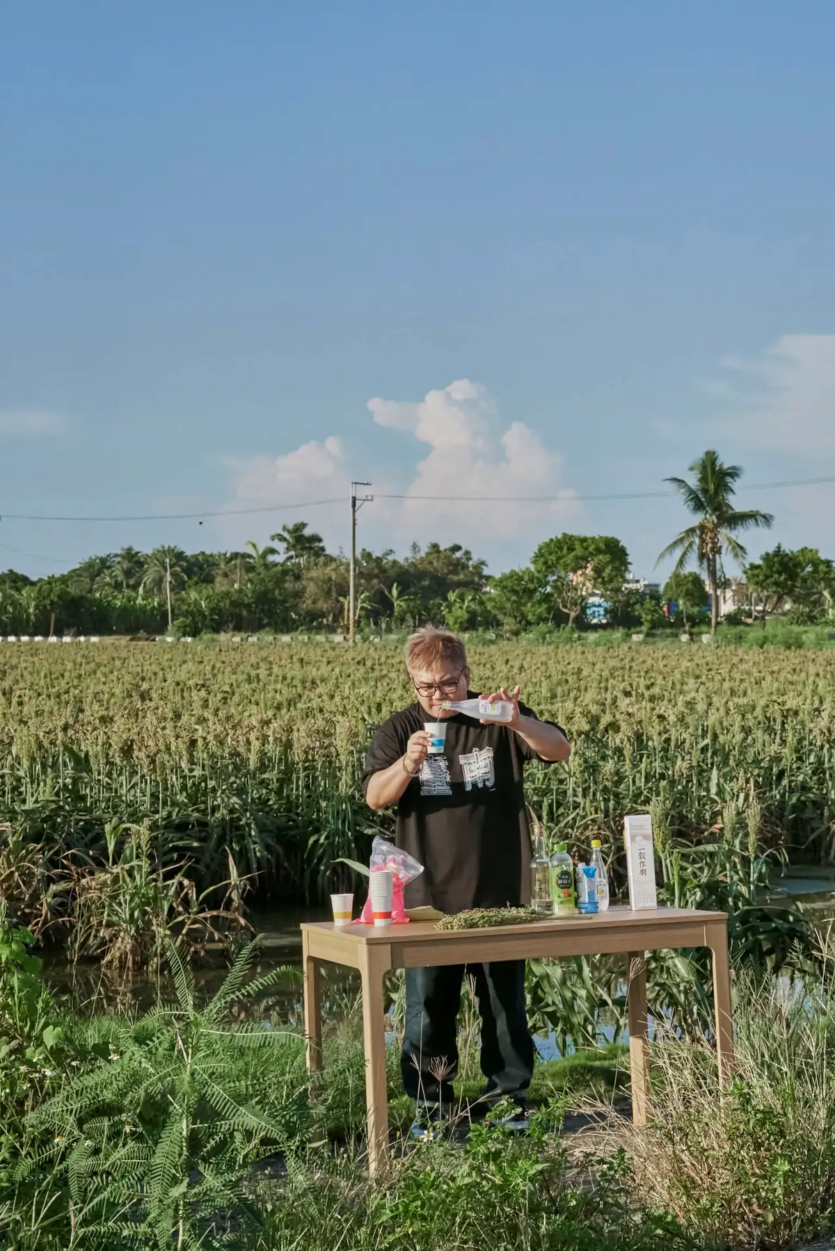 南服計劃（圖左）與南食計畫（圖右）田調現場。