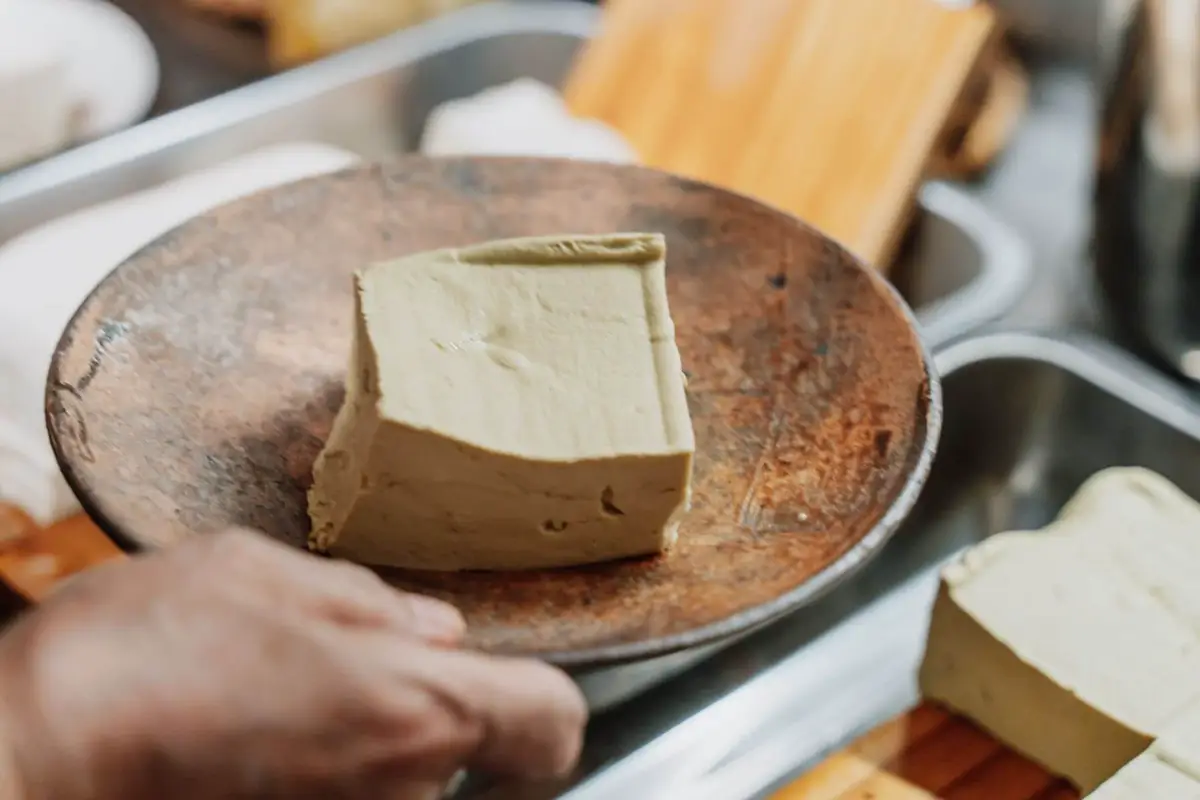 陸莉莉自製的手工豆腐，滿載濃醇豆香。