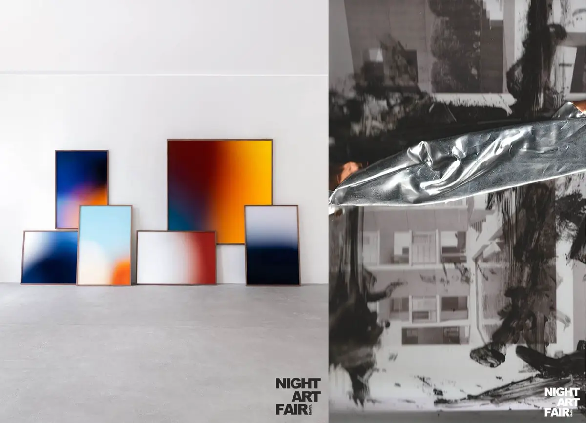 （左圖）瑞士攝影師 Onoko (Manon Duparc & François Pain) 作品。（右圖）美國藝術家 Allen Hung-Lun Chen 作品。