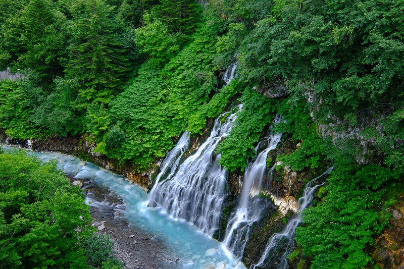 【北海道】白鬚瀑布:少數潛流瀑布!夜間點燈好夢幻,白金青池源頭必去 【北海道】白鬚瀑布:少數潛流瀑布!夜間點燈好夢幻,白金青池源