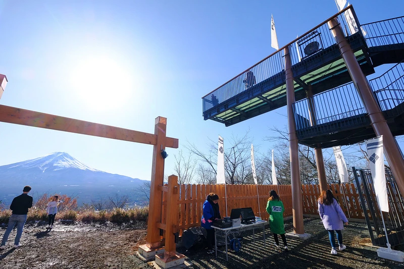 【天上山公園】必搭河口湖纜車！制高點眺望富士山全景＆超酷景觀