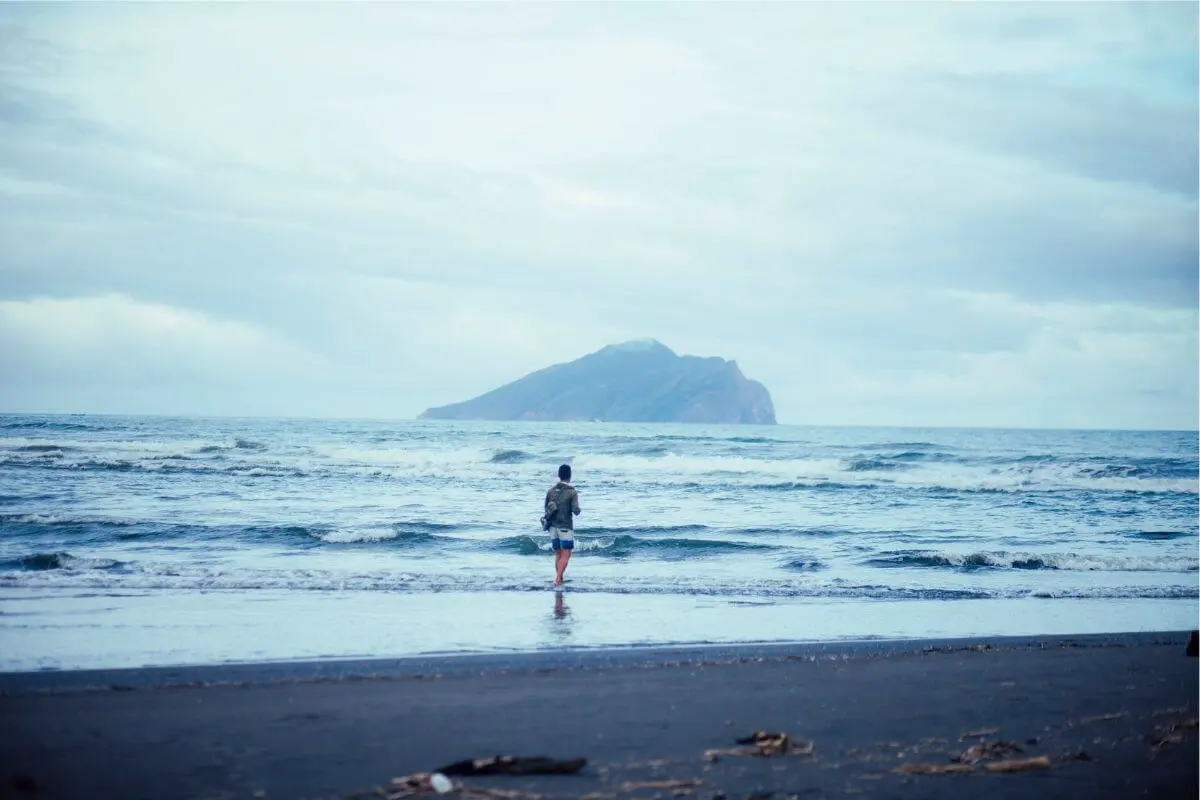 看到龜山島，就知道宜蘭到了。（攝影／韓承燁）
