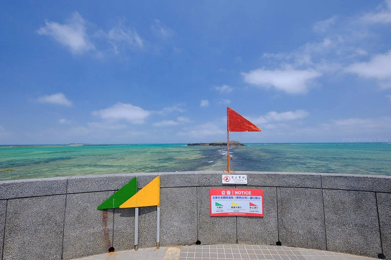 【澎湖】奎壁山摩西分海：看潮汐時間表橫跨神秘海中央＆附近景點