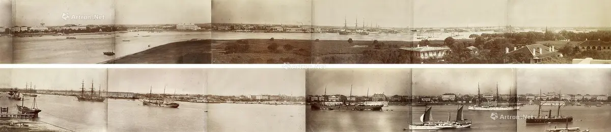 1884-1890年作 公泰照相馆 上海外滩十二联张全景.jpg