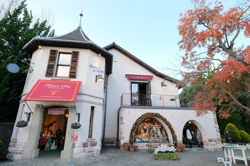 【山梨】河口湖音樂盒之森美術館：世界最大舞蹈風琴！歐風庭園內