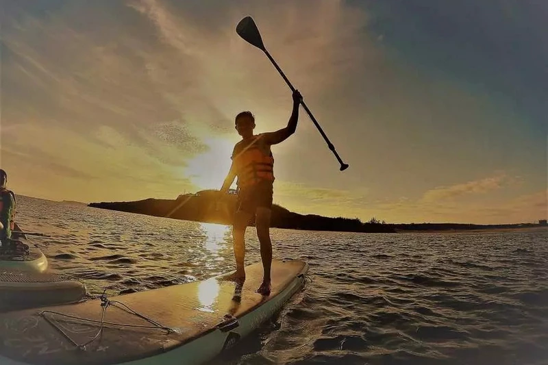 【澎湖】山水沙灘：金黃色耀眼沙灘！浮潛sup、夜光沙藍眼淚、