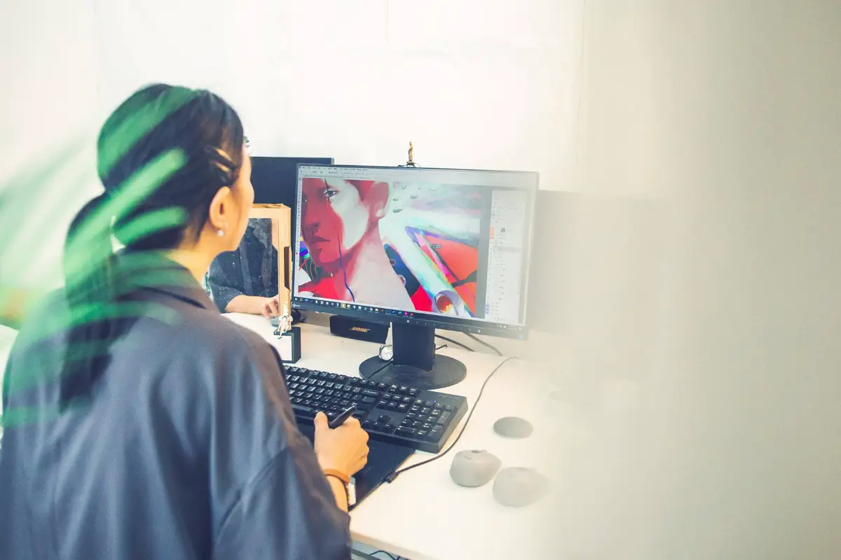 畫畫是陳青琳與生俱來的本能。