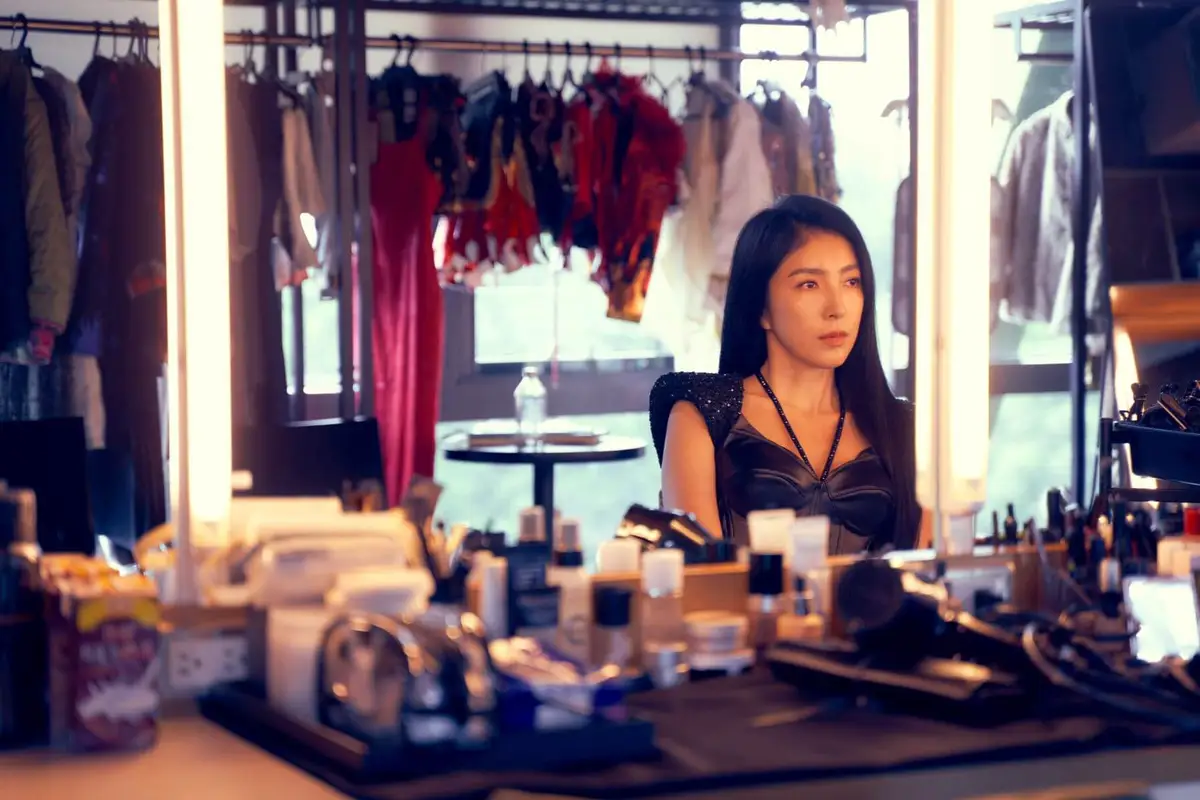 《影后》楊謹華曝收編導嚴藝文訊息秒落淚。（圖/Netflix Taiwan）