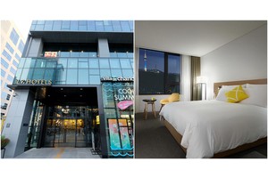 【首爾】明洞樂天L7飯店：機場巴士在門口！開窗首爾塔，時尚新穎大推薦