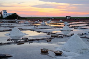 【台南鹽田】北門井仔腳瓦盤鹽田：夕陽必拍！交通美食附近景點一日遊