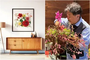 回顧川崎景太台灣首展！日本頂尖藝術家如何用金箔紙「定格」花朵瞬間之美？