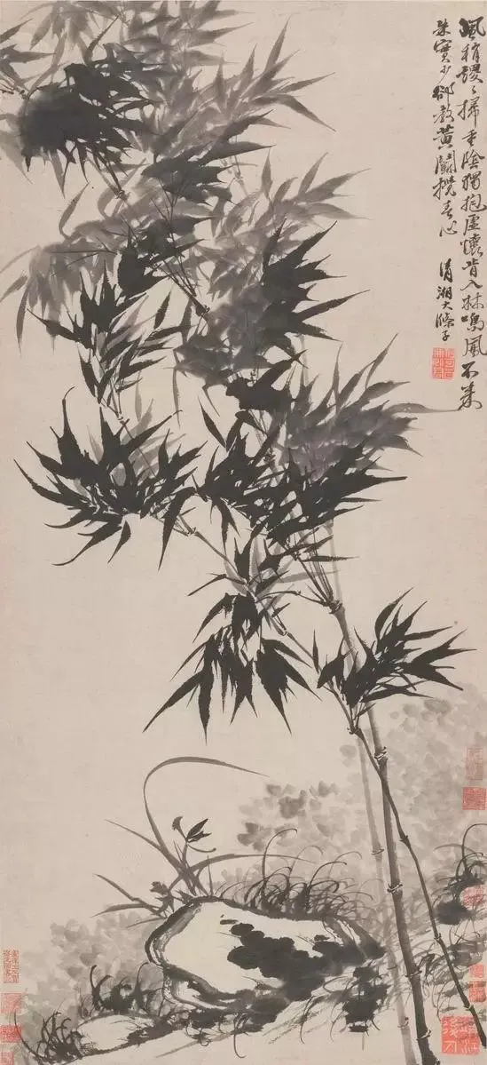 一代大师画竹——石涛