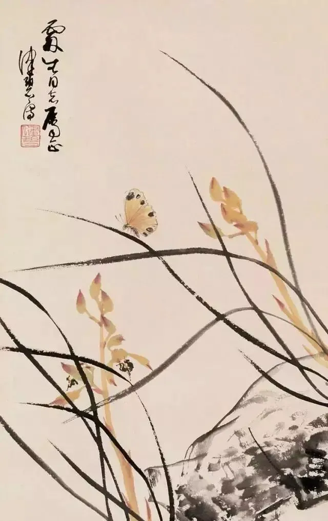 陈佩秋的兰花