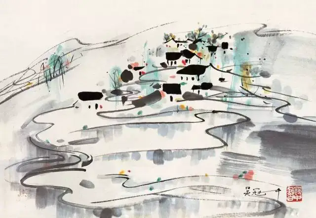 吴冠中得春天