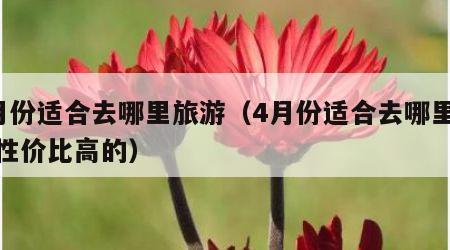 4月份适合去哪里旅游（4月份适合去哪里旅游性价比高的）