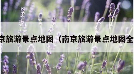 南京旅游景点地图(南京旅游景点地图全图)