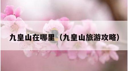 九皇山在哪里(九皇山旅游攻略)