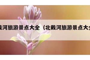 北戴河旅游景点大全（北戴河旅游景点大全图片）