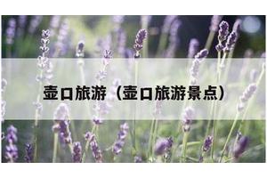 壶口旅游（壶口旅游景点）