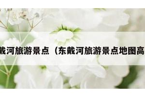 东戴河旅游景点（东戴河旅游景点地图高清）