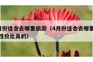 4月份适合去哪里旅游（4月份适合去哪里旅游性价比高的）