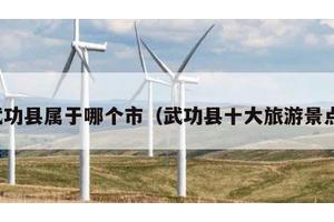 武功县属于哪个市（武功县十大旅游景点）