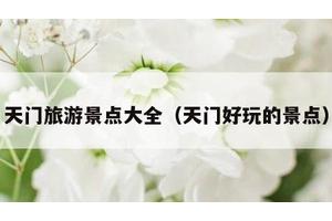 天门旅游景点大全（天门好玩的景点）