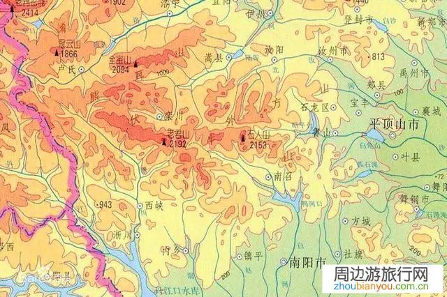 伏牛山是秦岭余脉吗？沿线都有哪些景区景点？