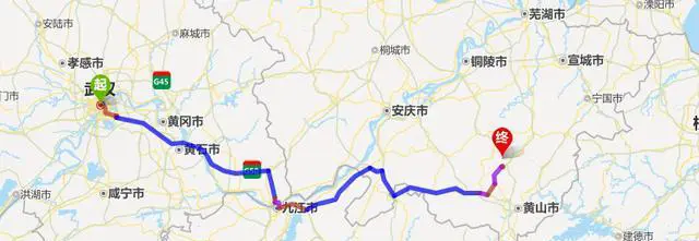 从武汉开车去黄山中途有哪些值得推荐的景点？