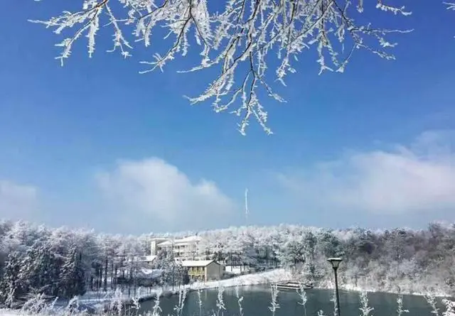 冬天宁波四明山上的雾凇漂亮吗？