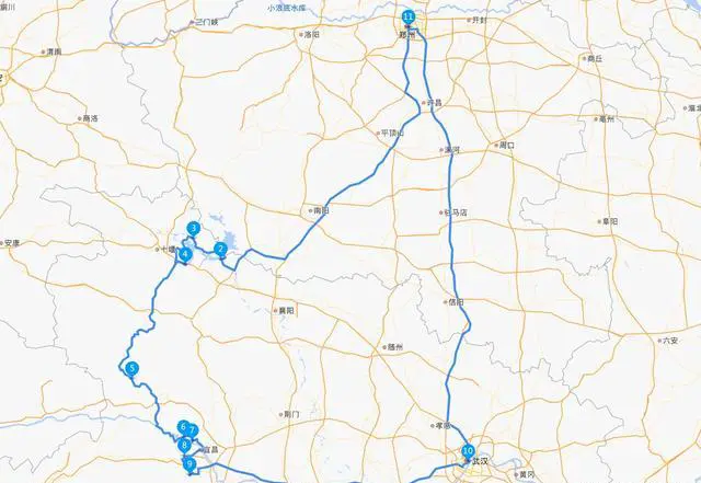 国庆假期从郑州自驾到湖北,怎么规划不重复路线有什么旅游攻略?