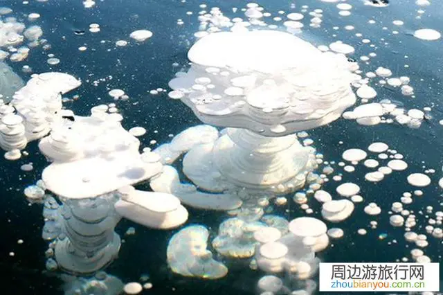 漠河市观音山景区出现“冰泡”奇观, 你怎么看？