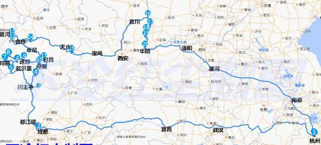 杭州出发自驾十五天左右线路攻略