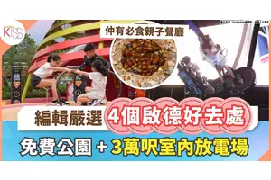 啟德親子好去處 | 免費新公園+室內跳彈床+3萬平方尺+親子餐廳